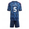Arsenal Piero Hincapie #5 Bortedraktsett Barn 2025-26 Kortermet (+ korte bukser)